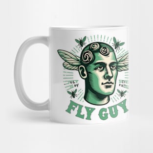 Fly guy olds chool tattoo Mug